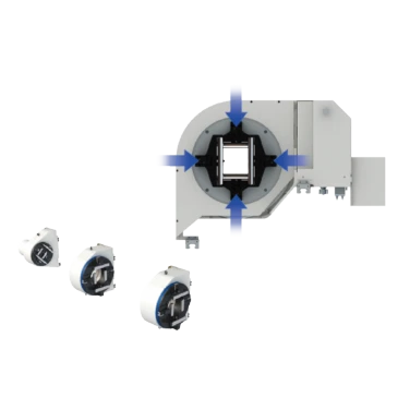 Chuck for Square/ Round Workpieces of the Same Size